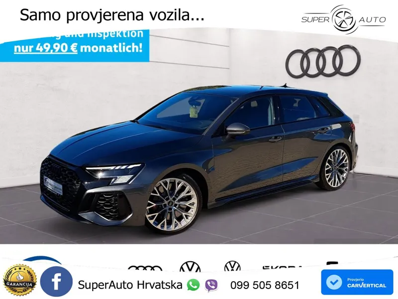Audi RS3 Sedan 2.5 TFSI (400 KS) quattro S tronic LED+GR SJED+ACC
