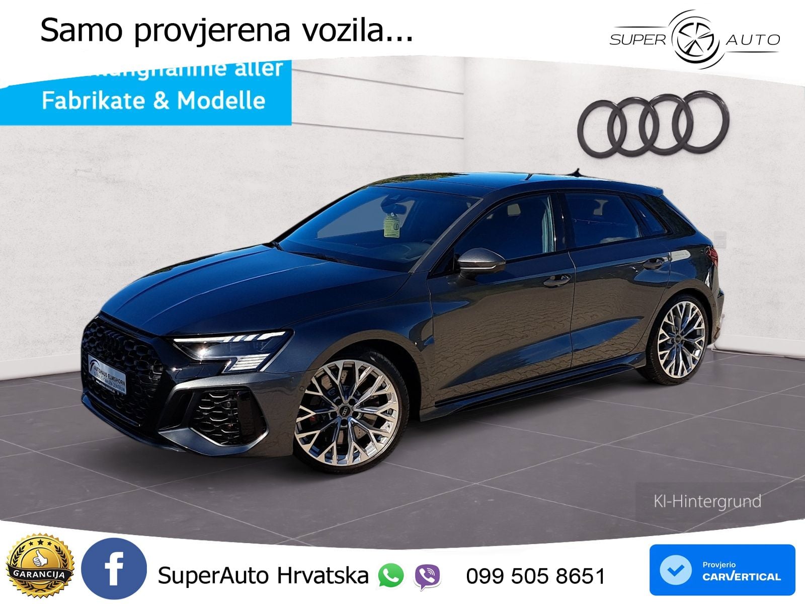 Audi RS3 Sedan 2.5 TFSI (400 KS) quattro S tronic LED+GR SJED+ACC