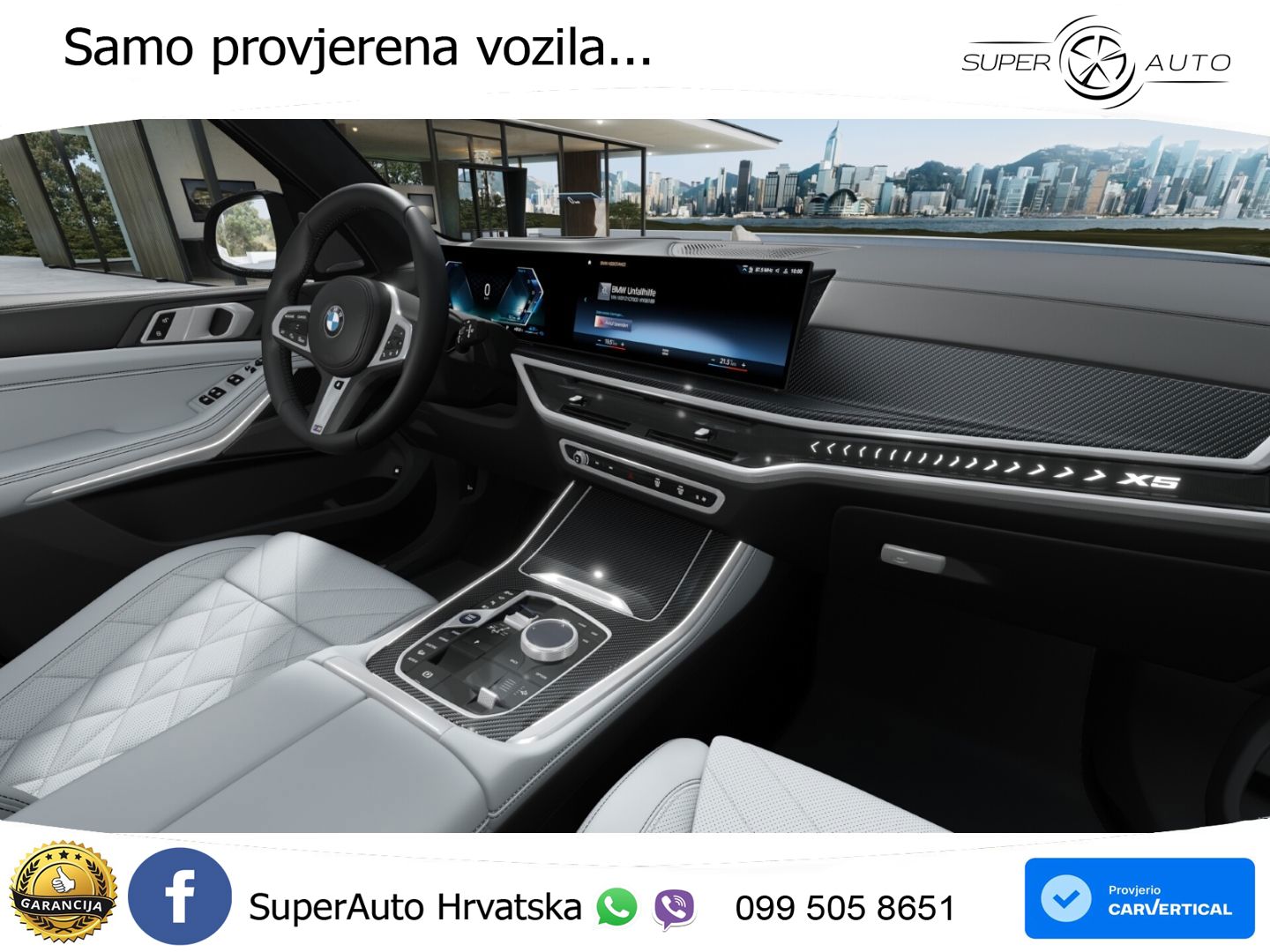 BMW X5 50e (489 KS) xDrive Steptronic M Sport ZRAČNI+ACC+GR SJED+KAM+PANO