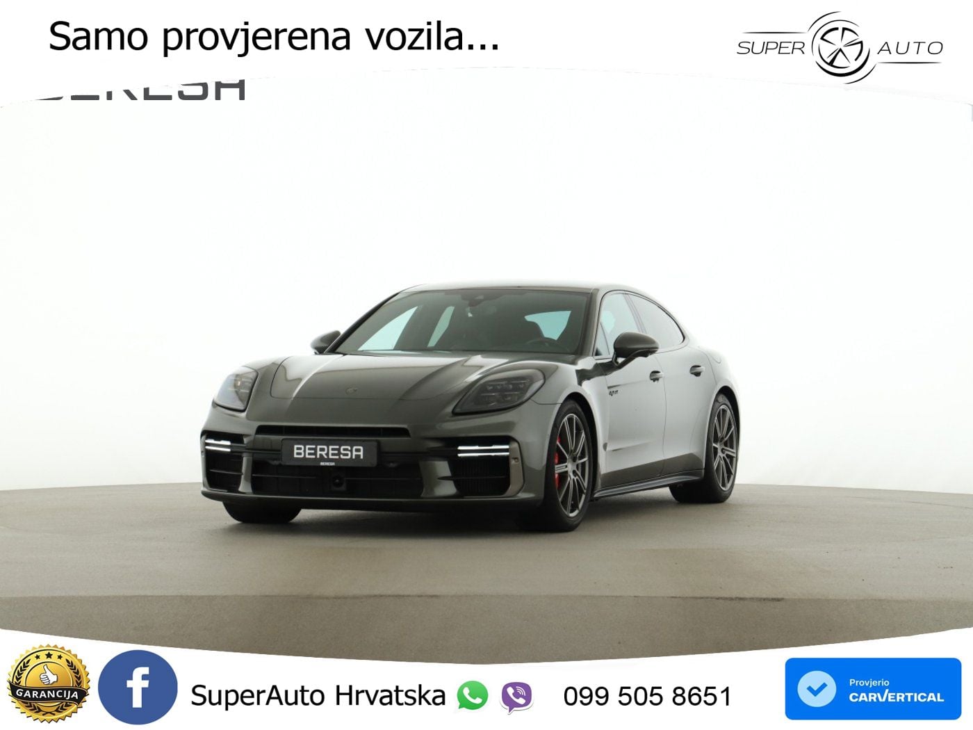 Porsche Panamera Turbo 4.0 V8 (680 KS) E-Hybrid PDK ZRAČNI+ACC+4xGR SJED+KAM