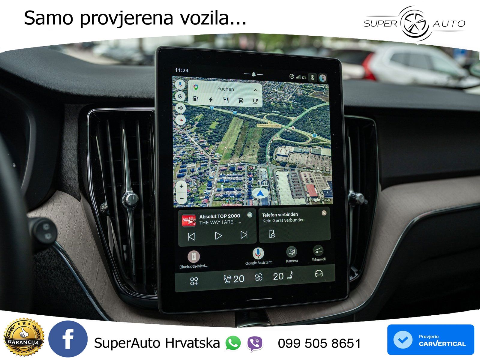 Volvo XC60 T6 AWD Geartronic ACC+HEAD+4xGR SJED+360+PANO