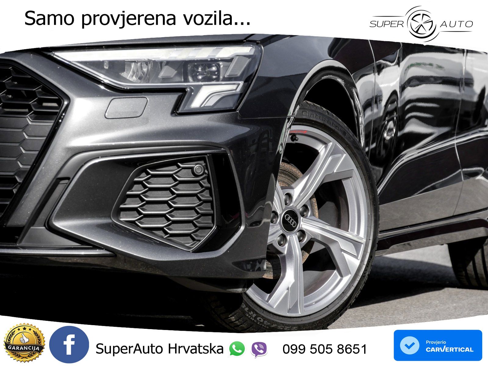 Audi A3 35 TDI (150 KS) S tronic S line LED+GR SJED+ACC