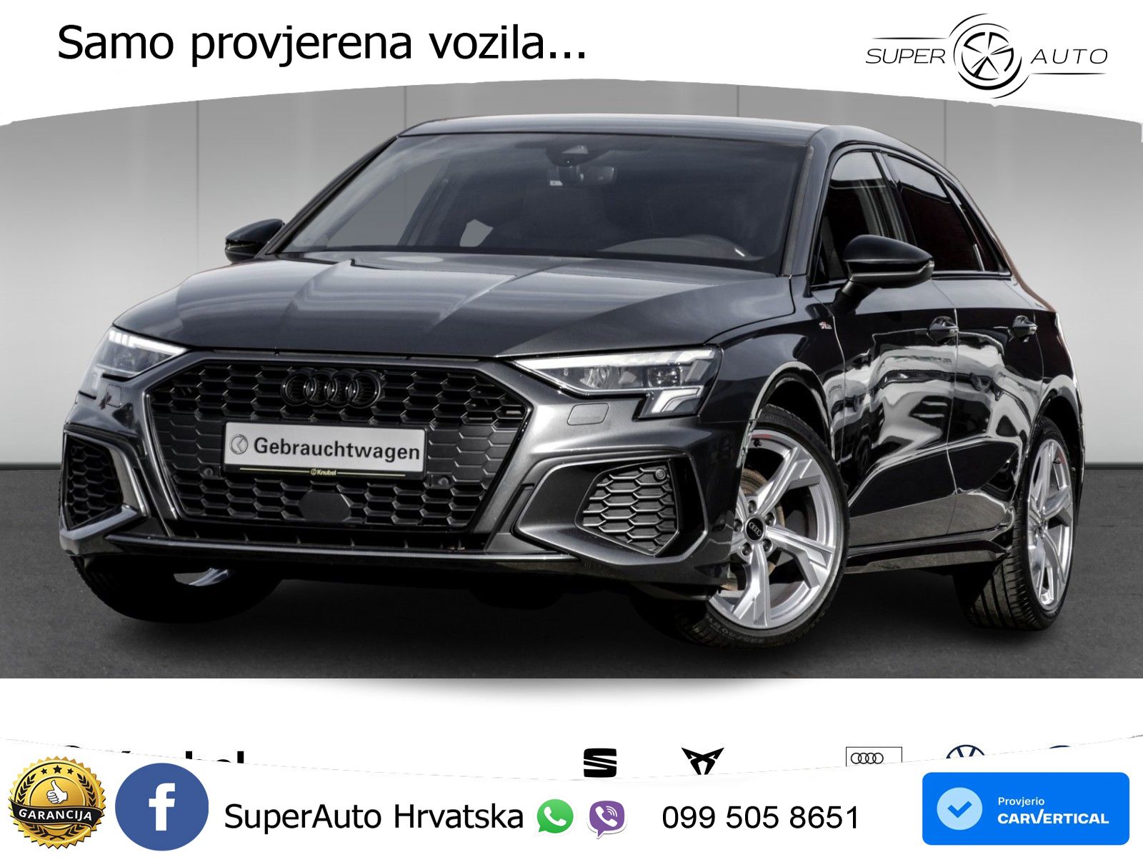 Audi A3 35 TDI (150 KS) S tronic S line LED+GR SJED+ACC
