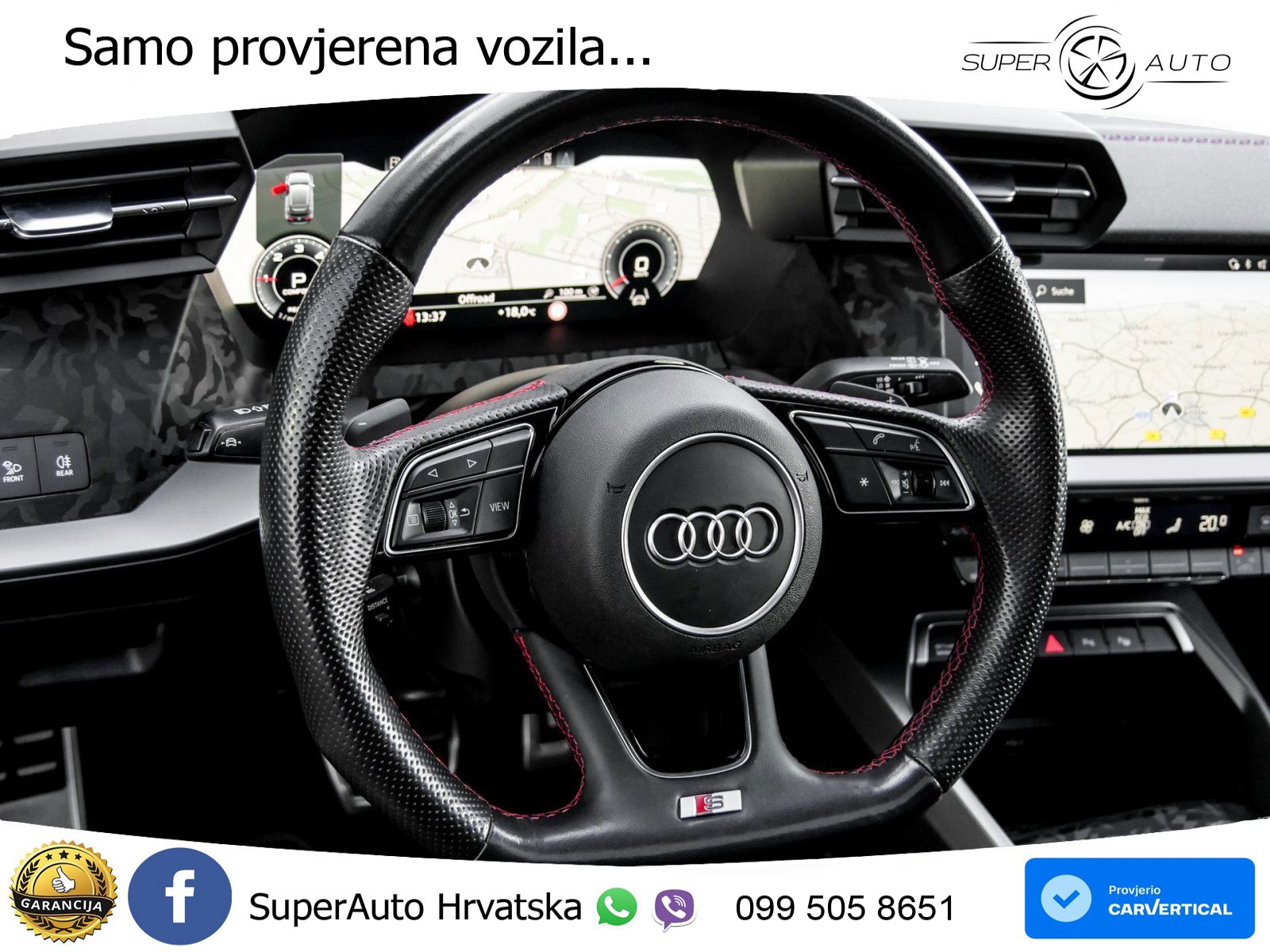 Audi A3 35 TDI (150 KS) S tronic S line LED+GR SJED+ACC