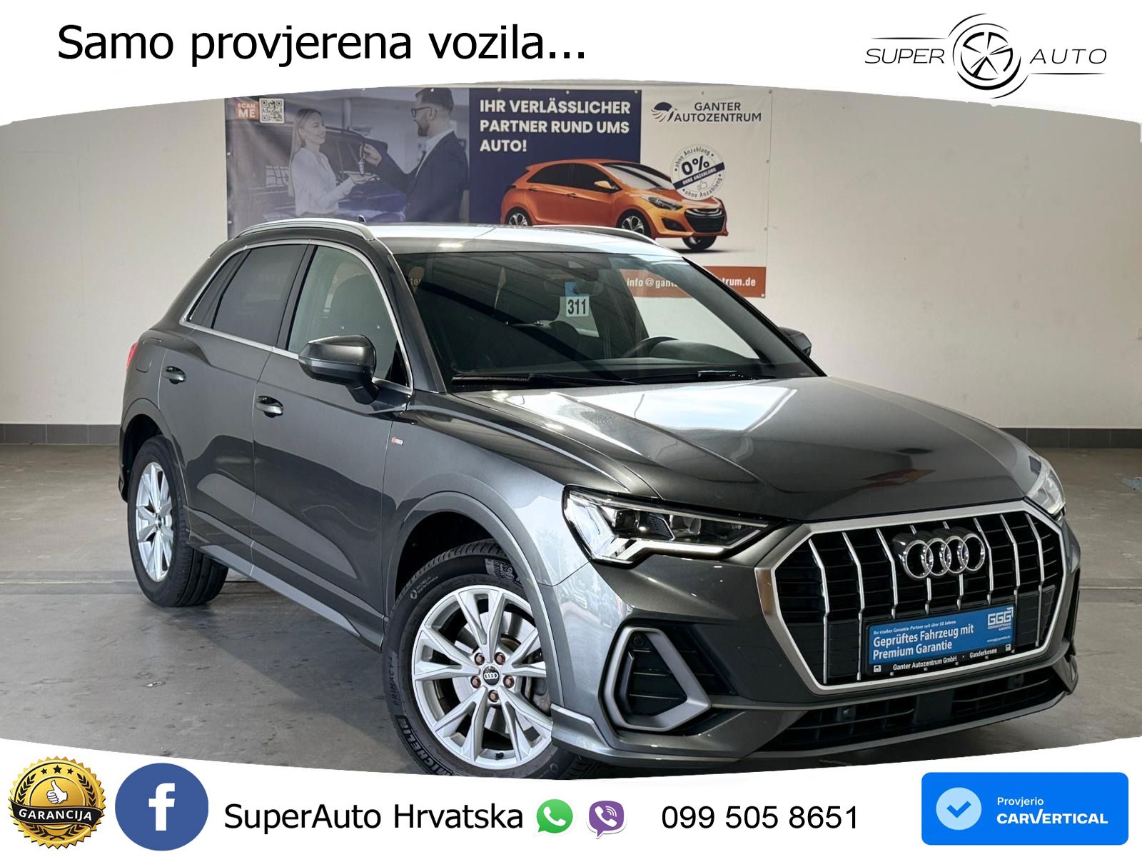Audi Q3 45 TFSIe (245 KS) S tronic S line LED+GR SJED+ACC