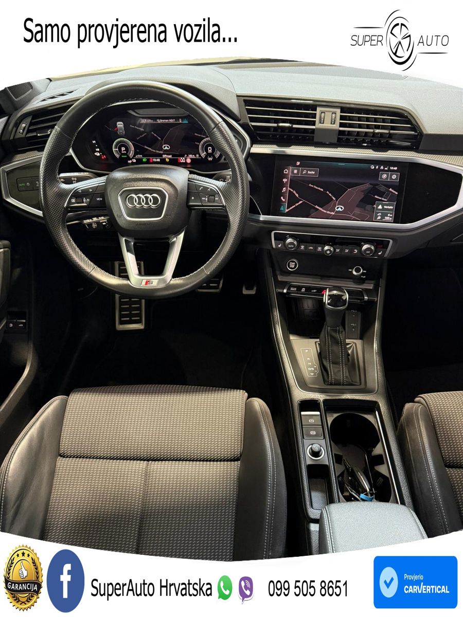 Audi Q3 45 TFSIe (245 KS) S tronic S line LED+GR SJED+ACC