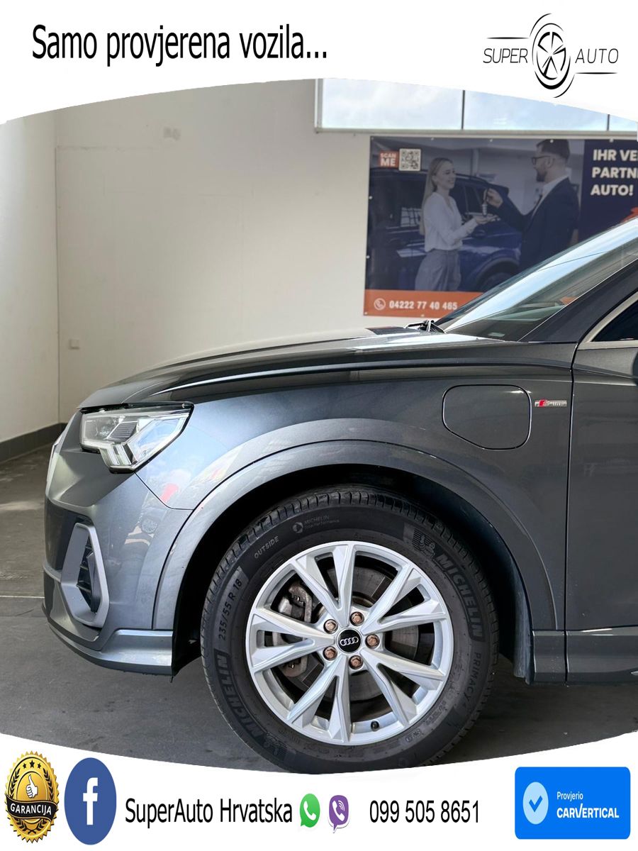 Audi Q3 45 TFSIe (245 KS) S tronic S line LED+GR SJED+ACC