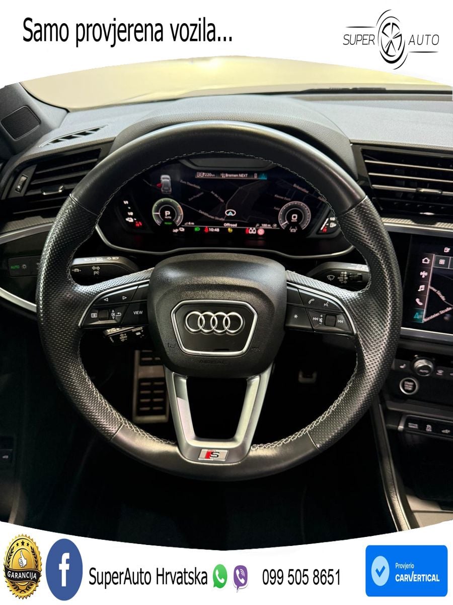 Audi Q3 45 TFSIe (245 KS) S tronic S line LED+GR SJED+ACC
