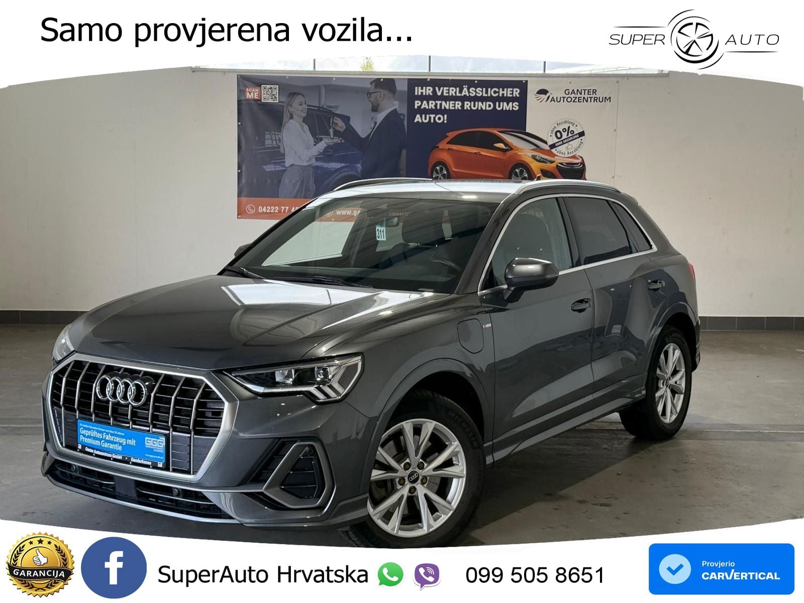 Audi Q3 45 TFSIe (245 KS) S tronic S line LED+GR SJED+ACC