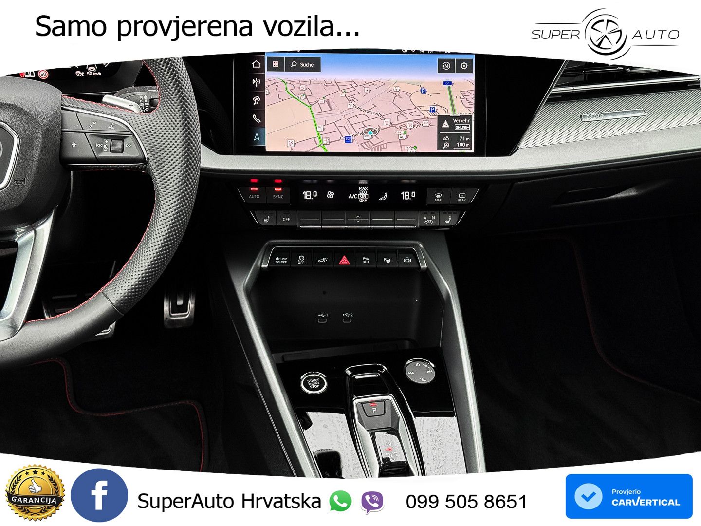 Audi A3 Sportback 40 TFSI e (204 KS) Plug-in Hybrid S tronic 2x S line LED+GR SJED+ACC