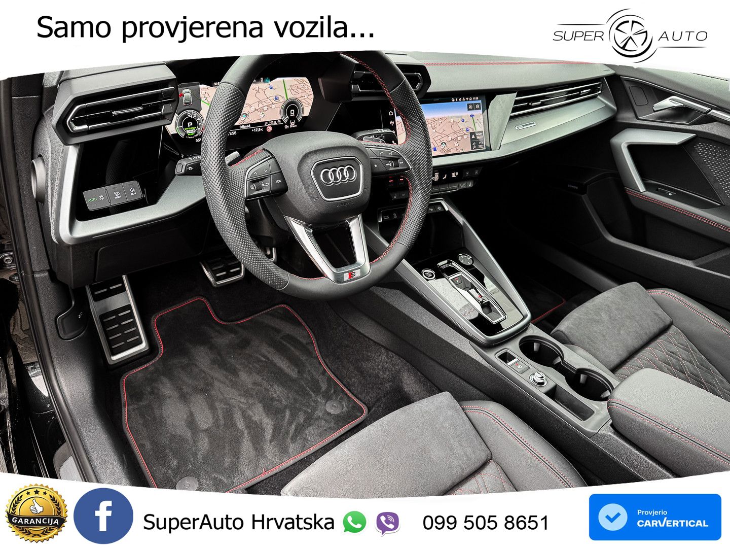 Audi A3 Sportback 40 TFSI e (204 KS) Plug-in Hybrid S tronic 2x S line LED+GR SJED+ACC