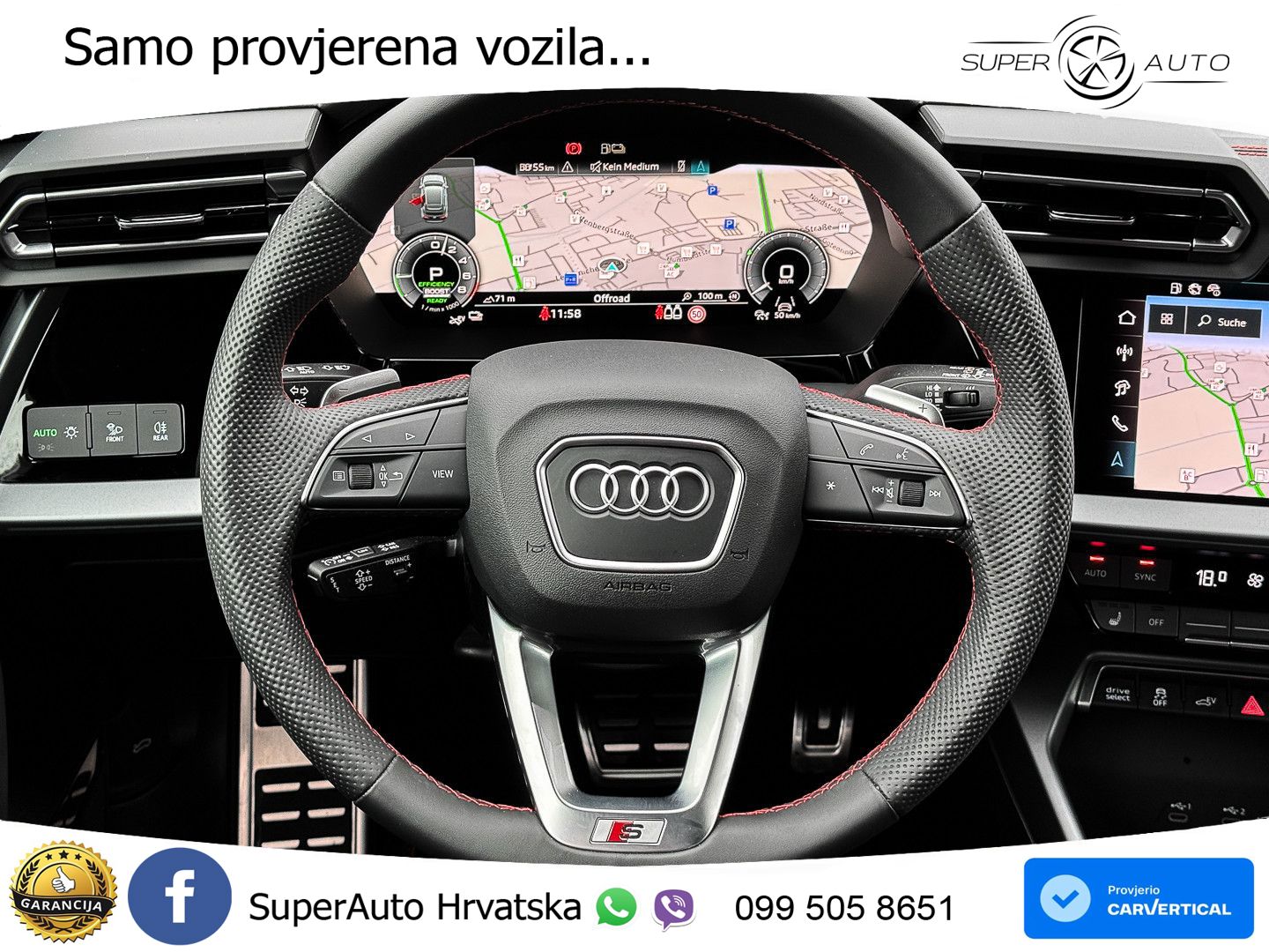 Audi A3 Sportback 40 TFSI e (204 KS) Plug-in Hybrid S tronic 2x S line LED+GR SJED+ACC