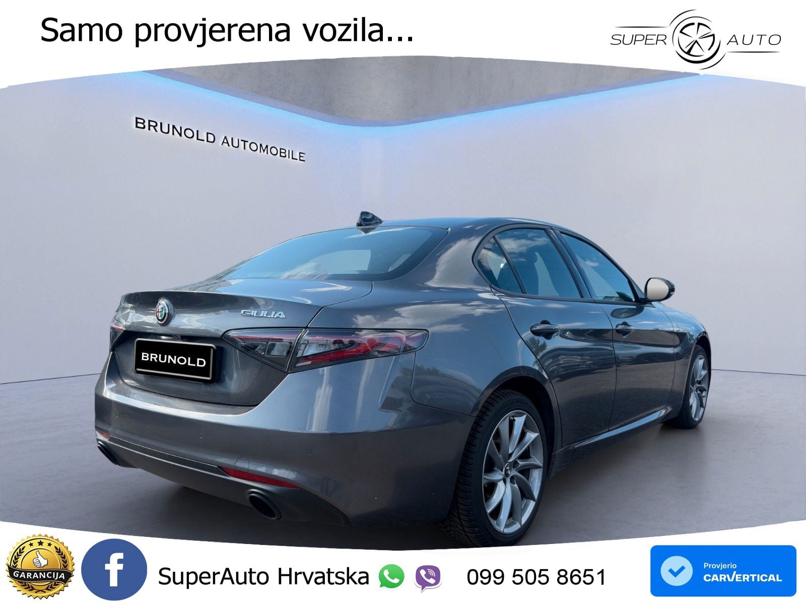 Alfa Romeo Giulia 2.0 Turbo (280 KS) Q4 Automatic LED+GR SJED+ACC