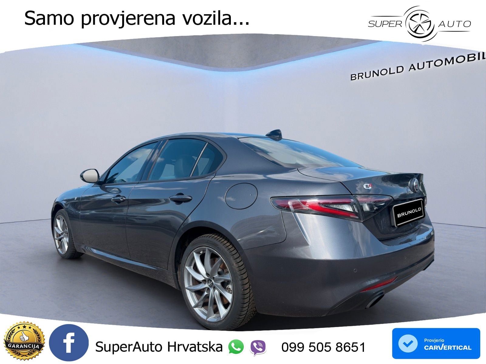 Alfa Romeo Giulia 2.0 Turbo (280 KS) Q4 Automatic LED+GR SJED+ACC