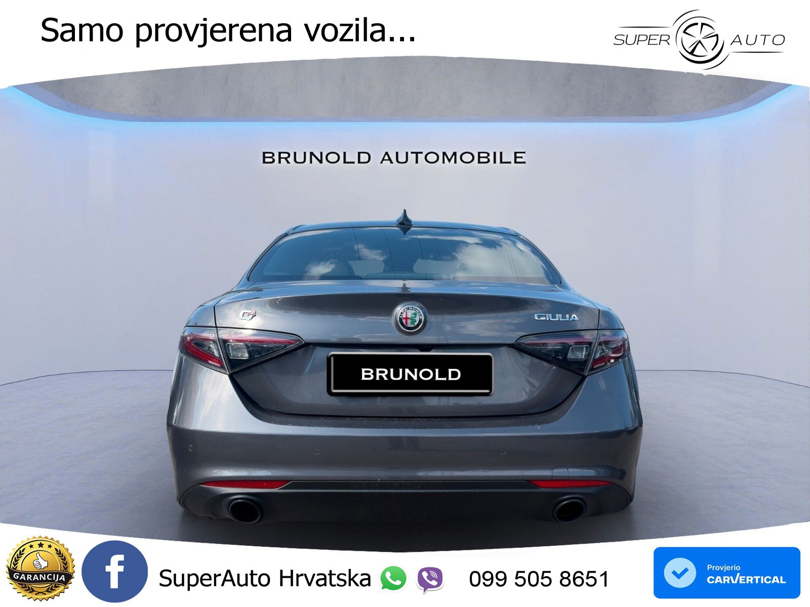 Alfa Romeo Giulia 2.0 Turbo (280 KS) Q4 Automatic LED+GR SJED+ACC