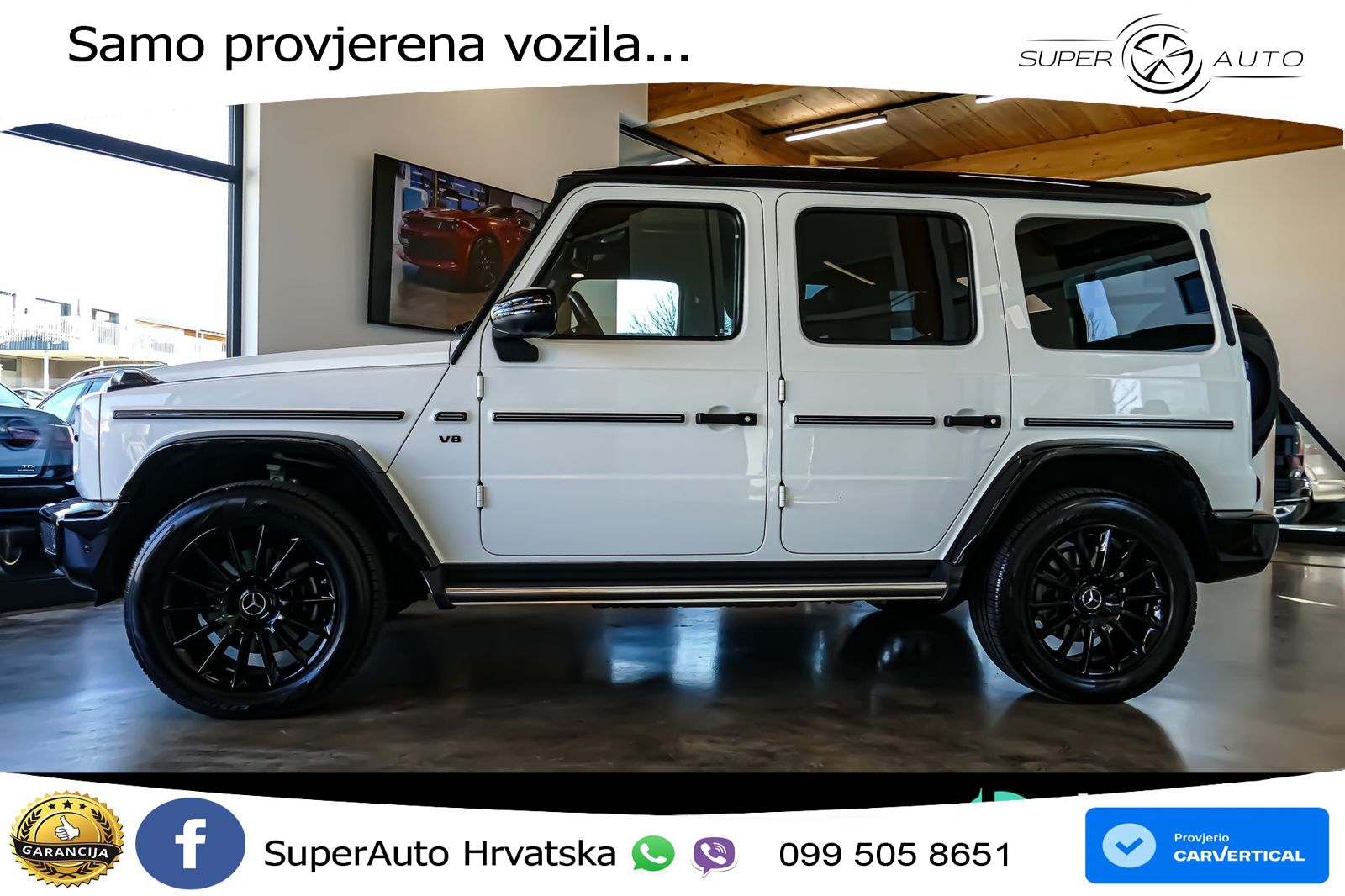 Mercedes G 500 Long V8 (422 KS) 4MATIC 9G-TRONIC AMG LED+GR SJED+ACC