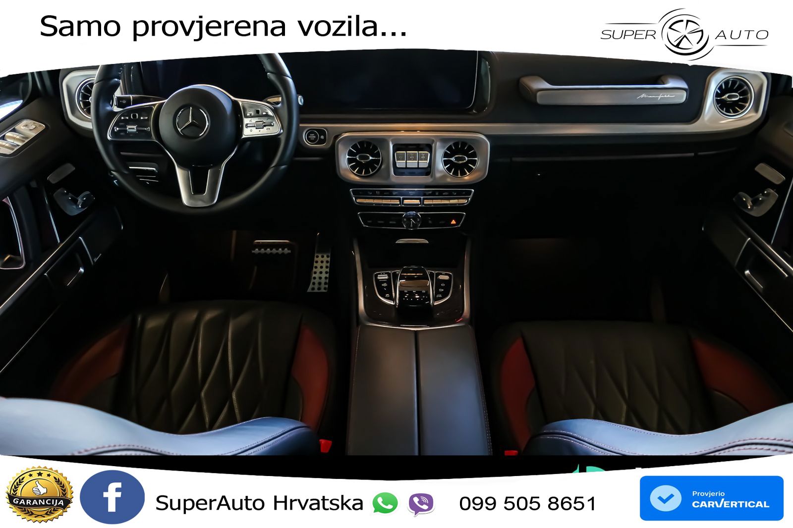 Mercedes G 500 Long V8 (422 KS) 4MATIC 9G-TRONIC AMG LED+GR SJED+ACC