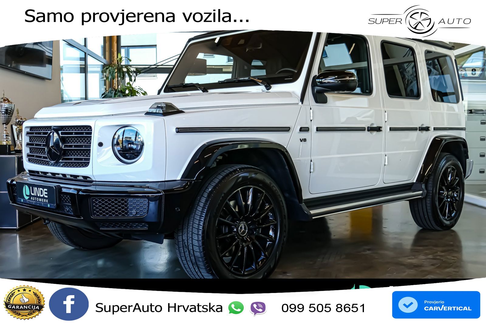 Mercedes G 500 Long V8 (422 KS) 4MATIC 9G-TRONIC AMG LED+GR SJED+ACC