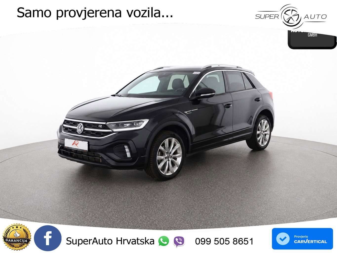 Volkswagen T-Roc 1.5 TSI (150 KS) DSG R-Line LED+GR SJED+ACC