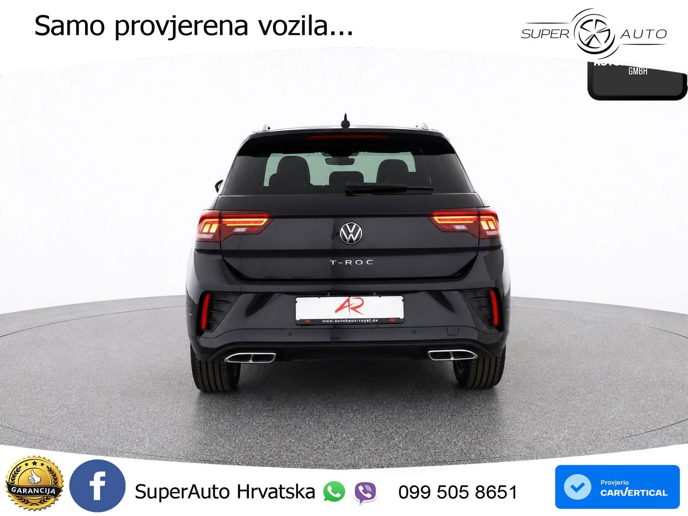 Volkswagen T-Roc 1.5 TSI (150 KS) DSG R-Line LED+GR SJED+ACC