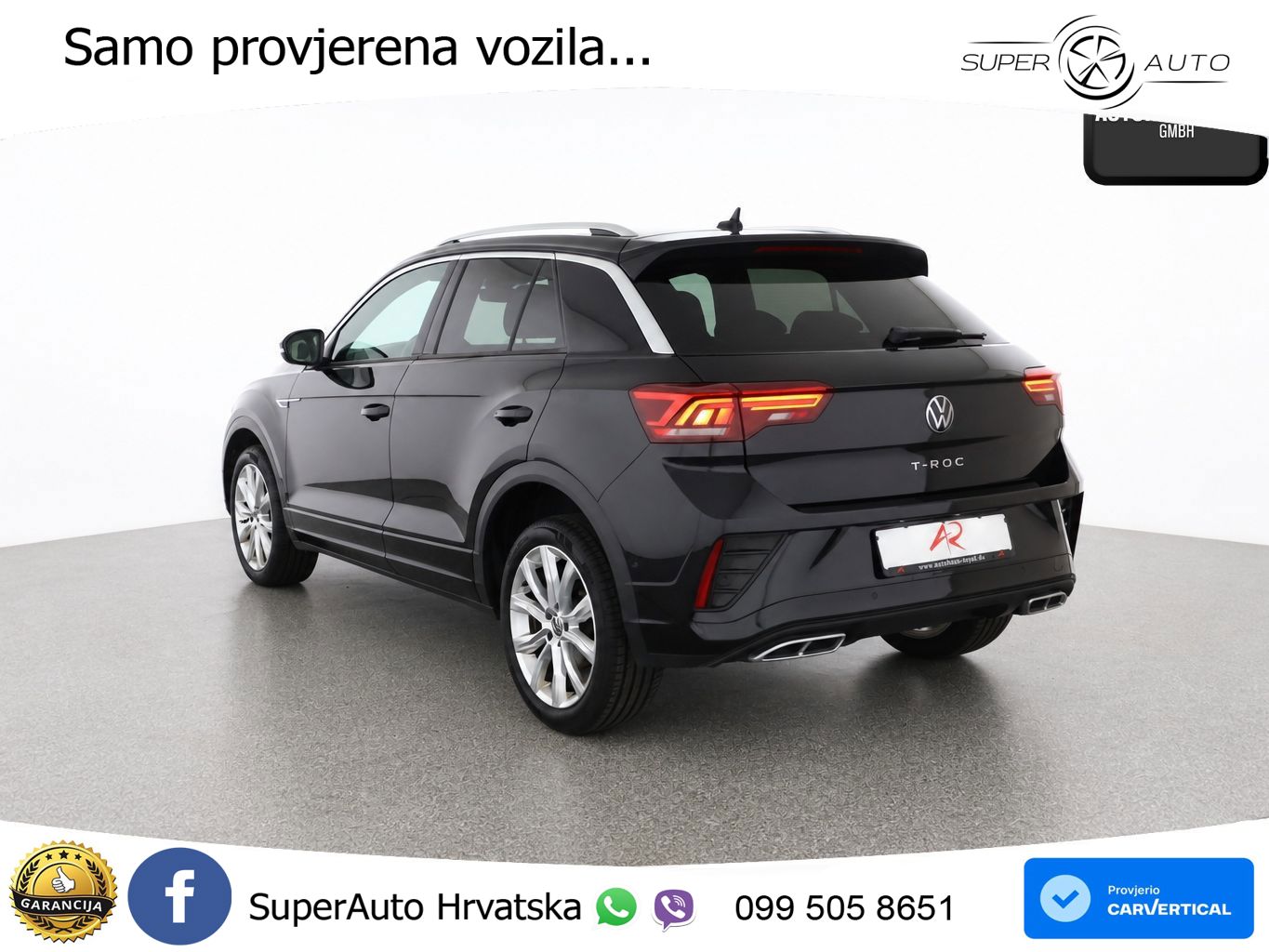 Volkswagen T-Roc 1.5 TSI (150 KS) DSG R-Line LED+GR SJED+ACC