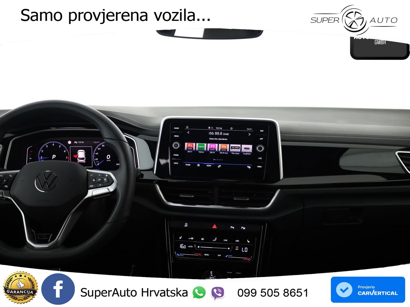Volkswagen T-Roc 1.5 TSI (150 KS) DSG R-Line LED+GR SJED+ACC
