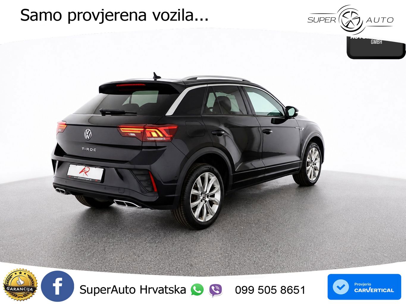 Volkswagen T-Roc 1.5 TSI (150 KS) DSG R-Line LED+GR SJED+ACC