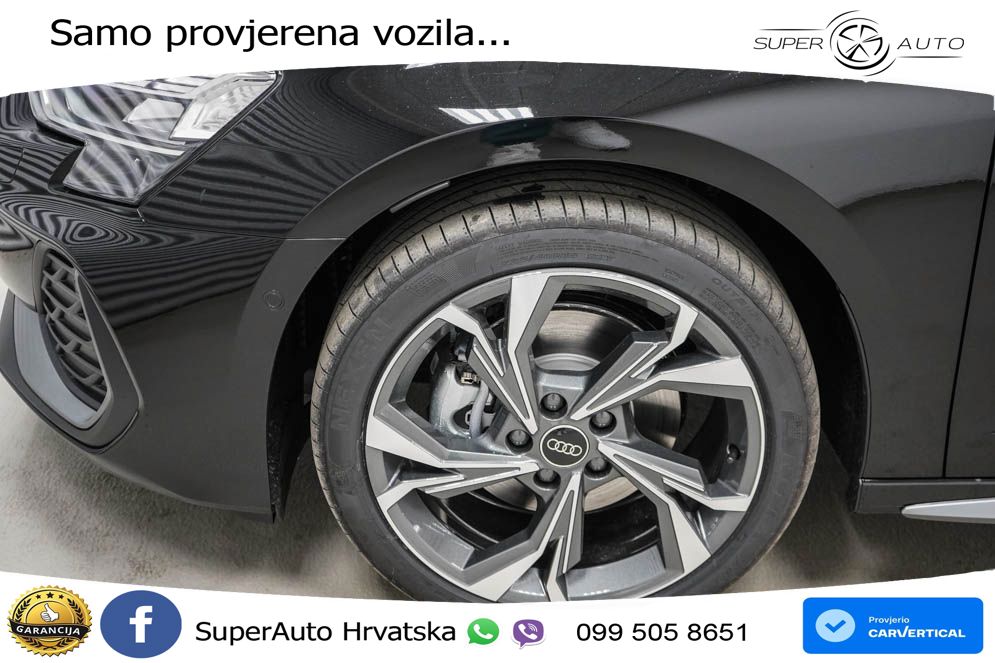 Audi A3 Sportback 40 TFSI (204 KS) quattro S tronic LED+GR SJED+ACC