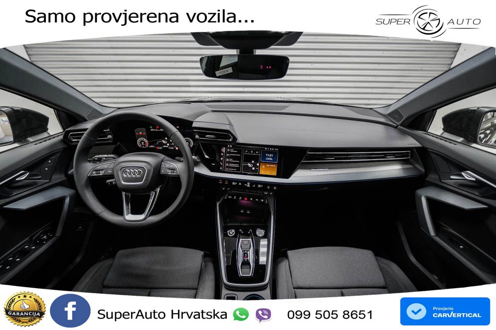 Audi A3 Sportback 40 TFSI (204 KS) quattro S tronic LED+GR SJED+ACC