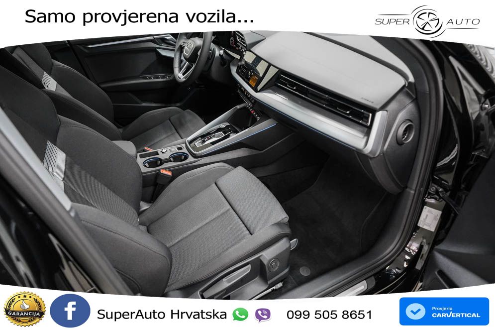 Audi A3 Sportback 40 TFSI (204 KS) quattro S tronic LED+GR SJED+ACC