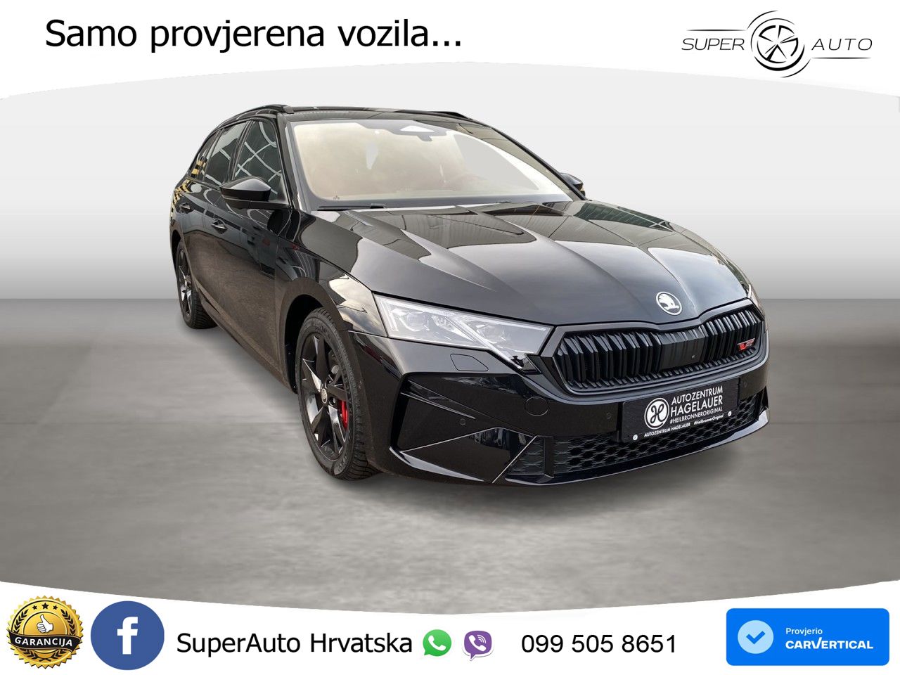 Škoda Octavia Combi RS 2.0 TSI (265 KS) DSG LED+GR SJED+ACC