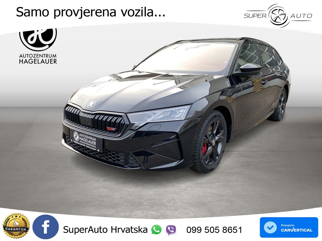 Škoda Octavia Combi RS 2.0 TSI (265 KS) DSG LED+GR SJED+ACC