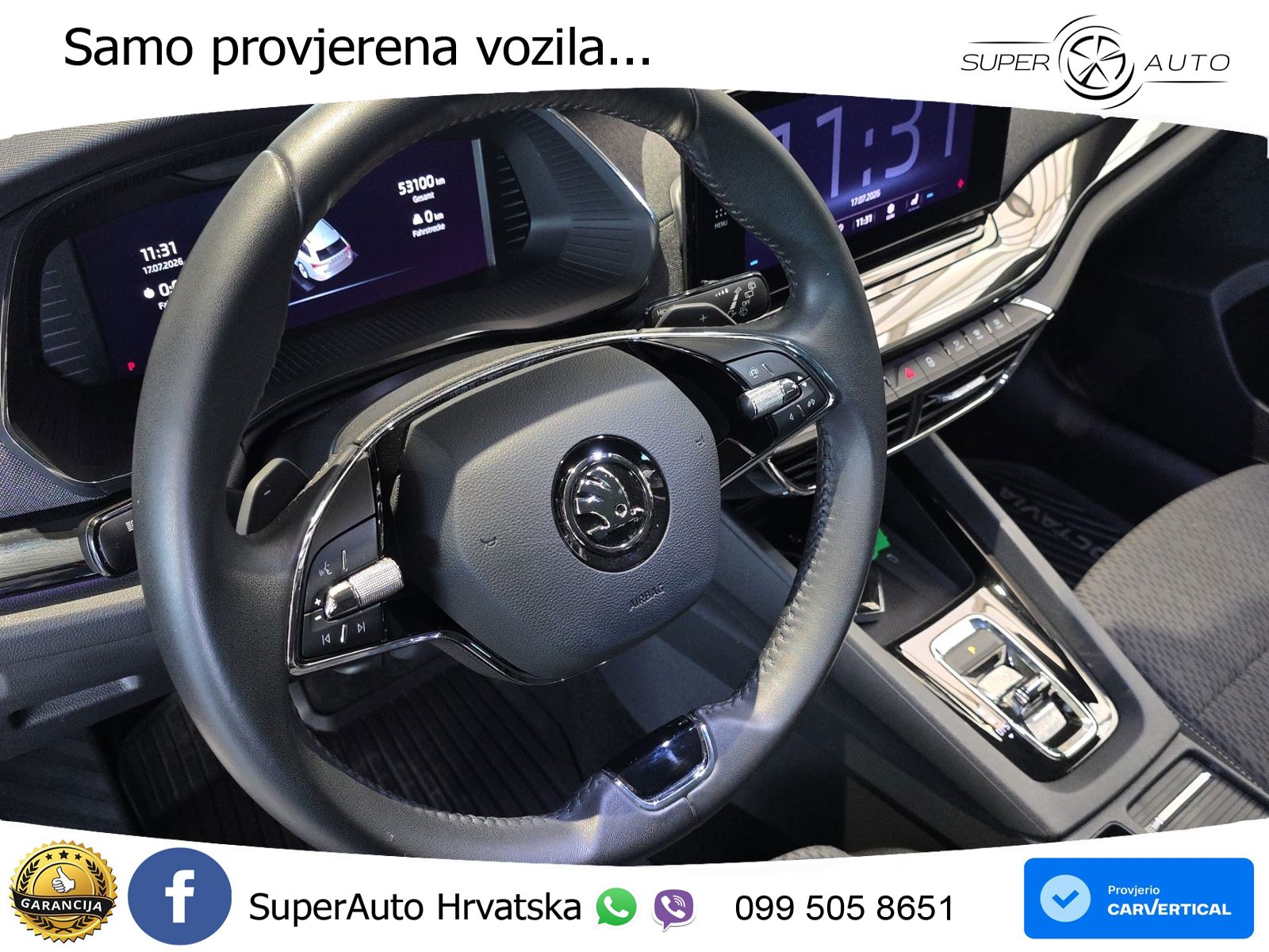 Škoda Octavia Combi 1.5 TSI (150 KS) DSG Selection LED+GR SJED+ACC