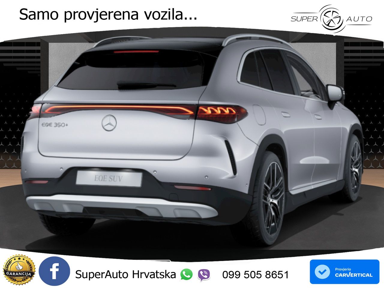 Mercedes EQE SUV 350+ 105 kWh (320 KS) ACC+GR SJED+360+PANO