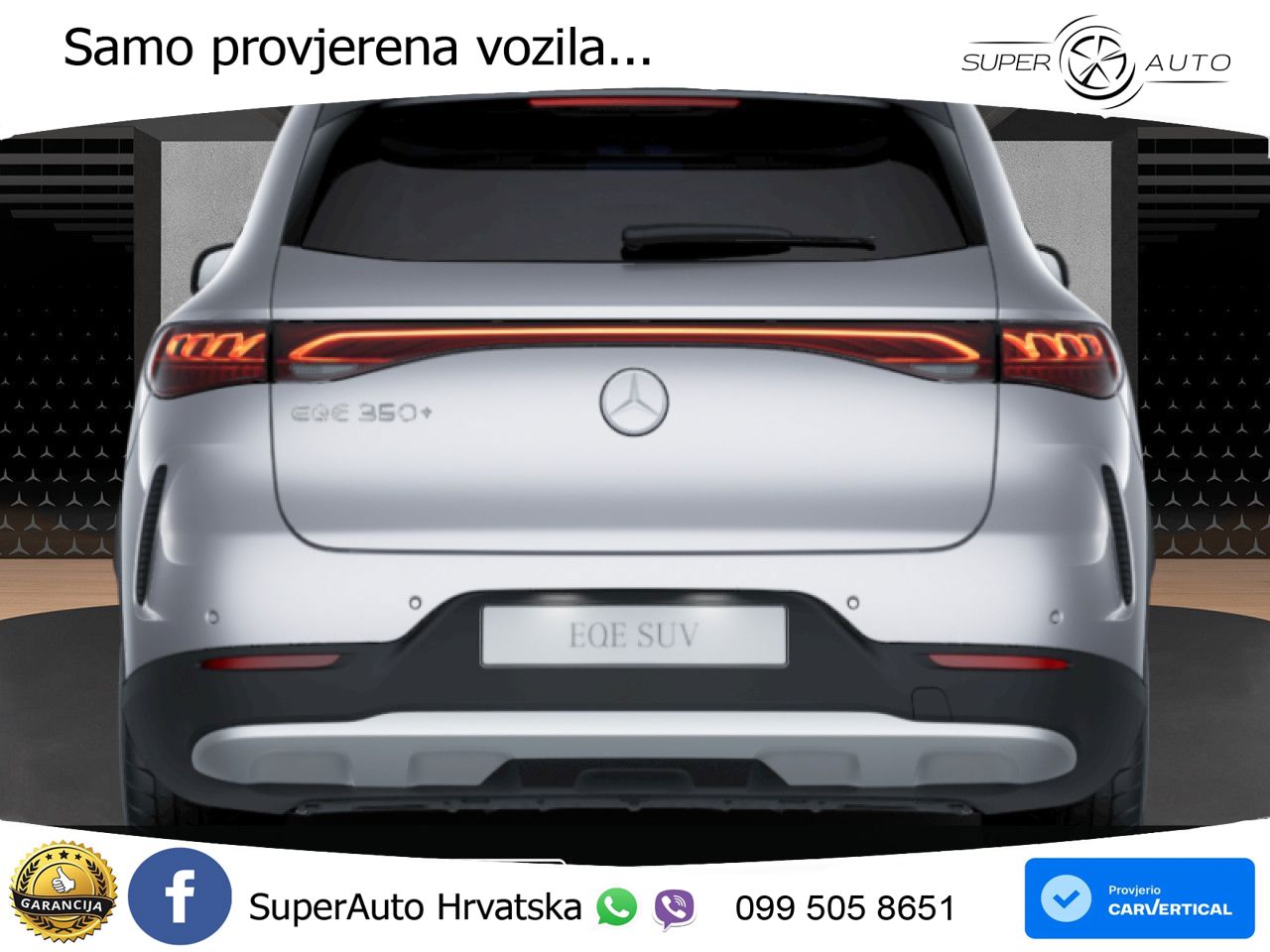 Mercedes EQE SUV 350+ 105 kWh (320 KS) ACC+GR SJED+360+PANO