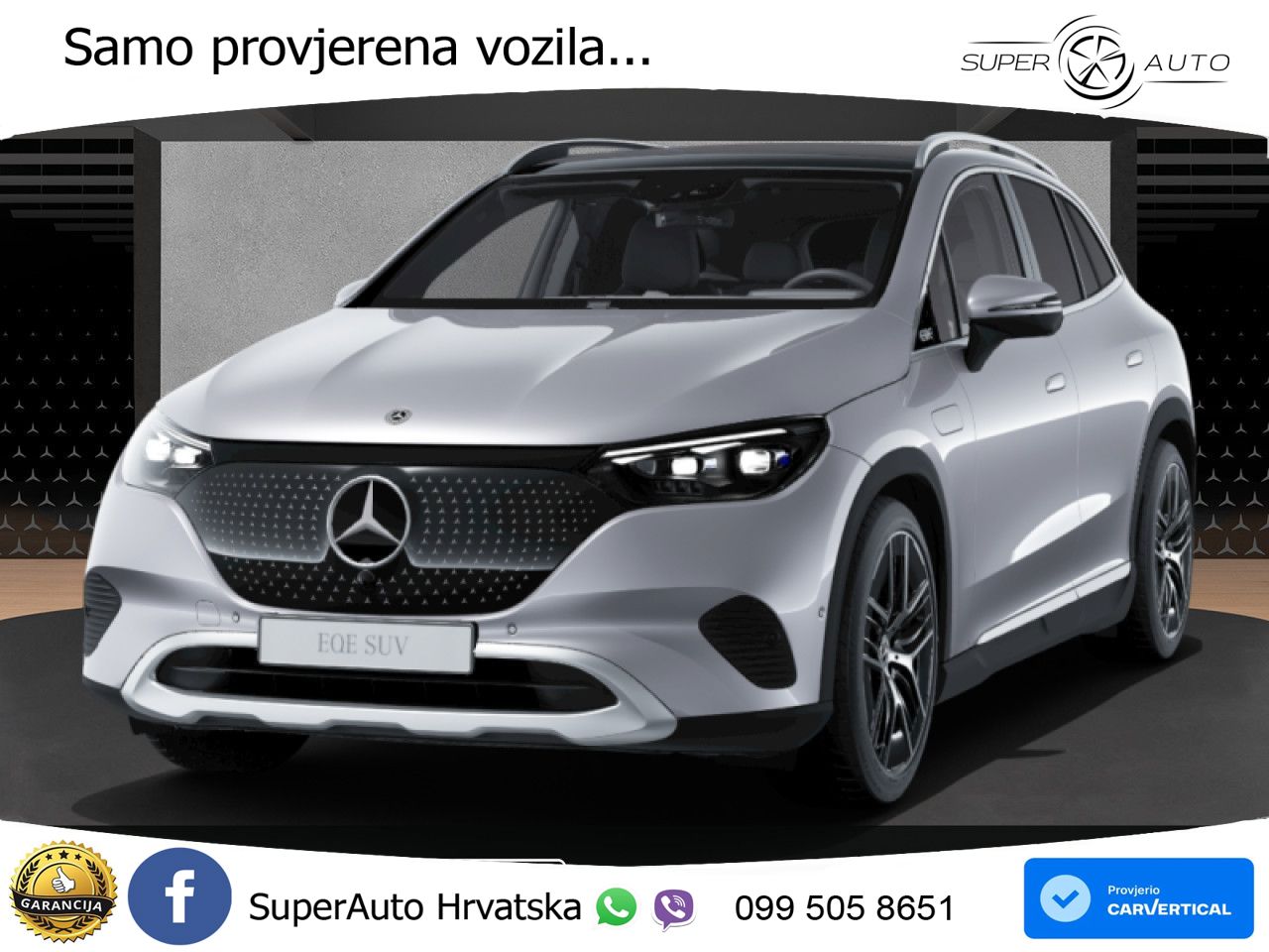 Mercedes EQE SUV 350+ 105 kWh (320 KS) ACC+GR SJED+360+PANO