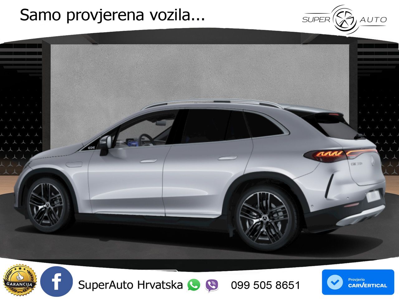 Mercedes EQE SUV 350+ 105 kWh (320 KS) ACC+GR SJED+360+PANO