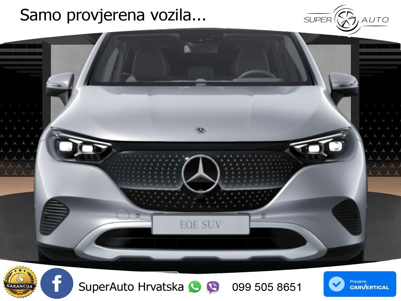 Mercedes EQE SUV 350+ 105 kWh (320 KS) ACC+GR SJED+360+PANO