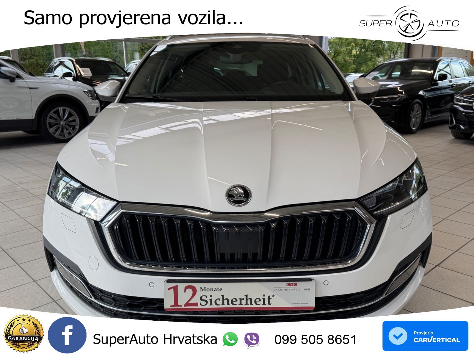 Škoda Octavia Combi 2.0 TDI (150 KS) DSG LED+GR SJED+ACC