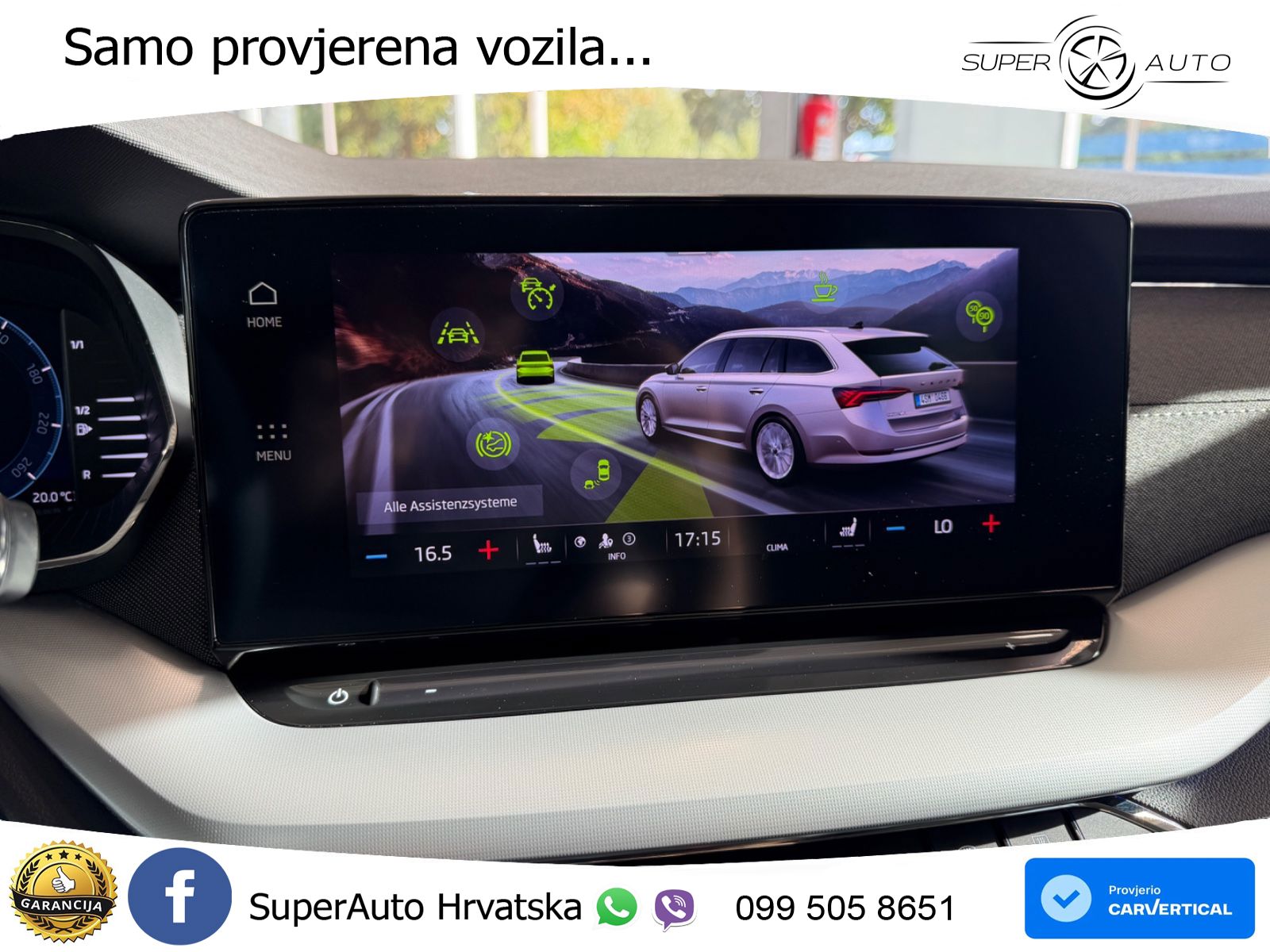 Škoda Octavia Combi 2.0 TDI (150 KS) DSG LED+GR SJED+ACC