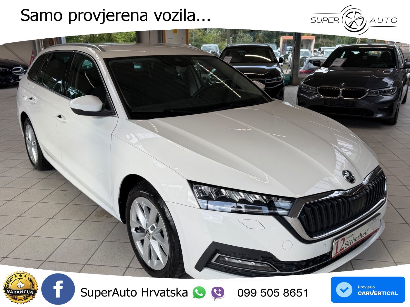 Škoda Octavia Combi 2.0 TDI (150 KS) DSG LED+GR SJED+ACC