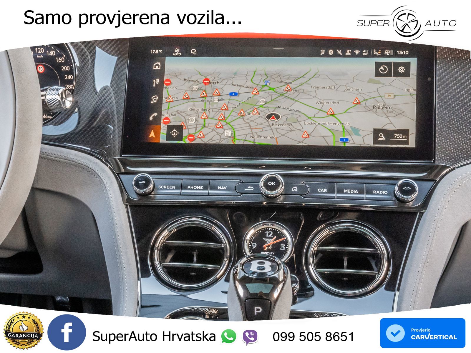 Bentley Continental GT IV 4.0 V8 TFSi (782 KS) AWD DCT ZRAČNI+ACC+GR SJED+KAM+PANO