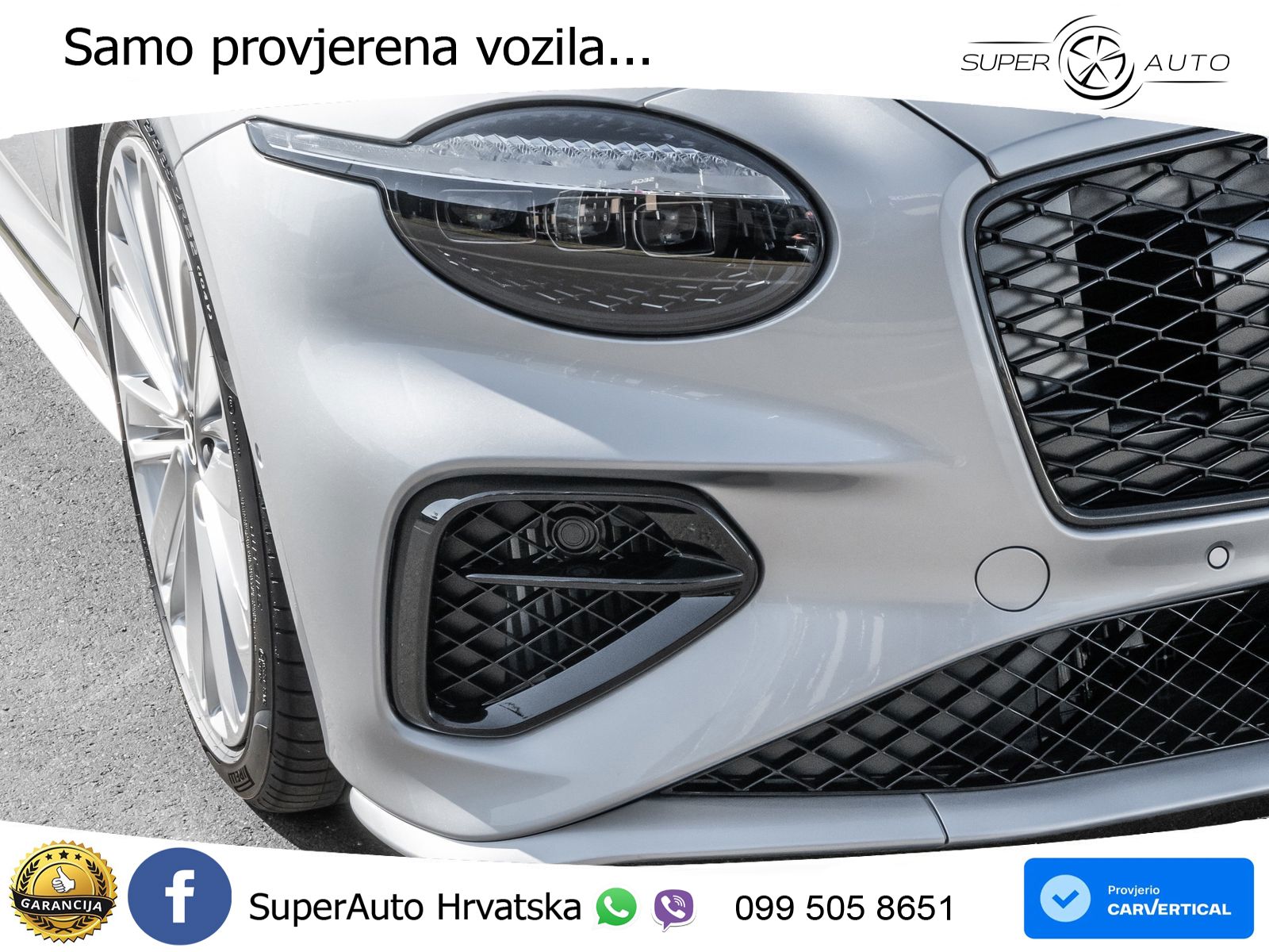 Bentley Continental GT IV 4.0 V8 TFSi (782 KS) AWD DCT ZRAČNI+ACC+GR SJED+KAM+PANO