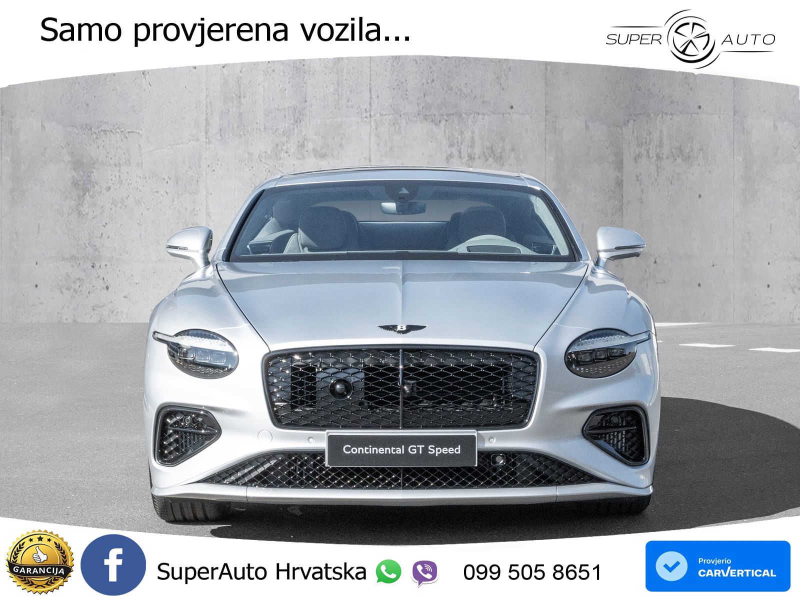 Bentley Continental GT IV 4.0 V8 TFSi (782 KS) AWD DCT ZRAČNI+ACC+GR SJED+KAM+PANO