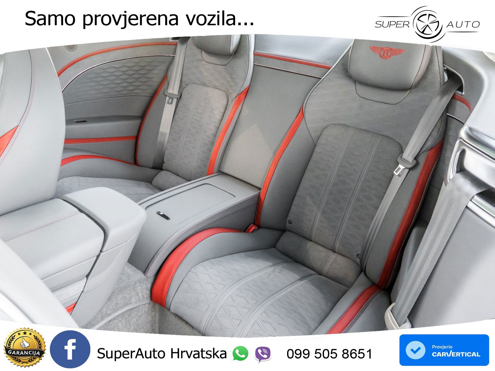 Bentley Continental GT IV 4.0 V8 TFSi (782 KS) AWD DCT ZRAČNI+ACC+GR SJED+KAM+PANO