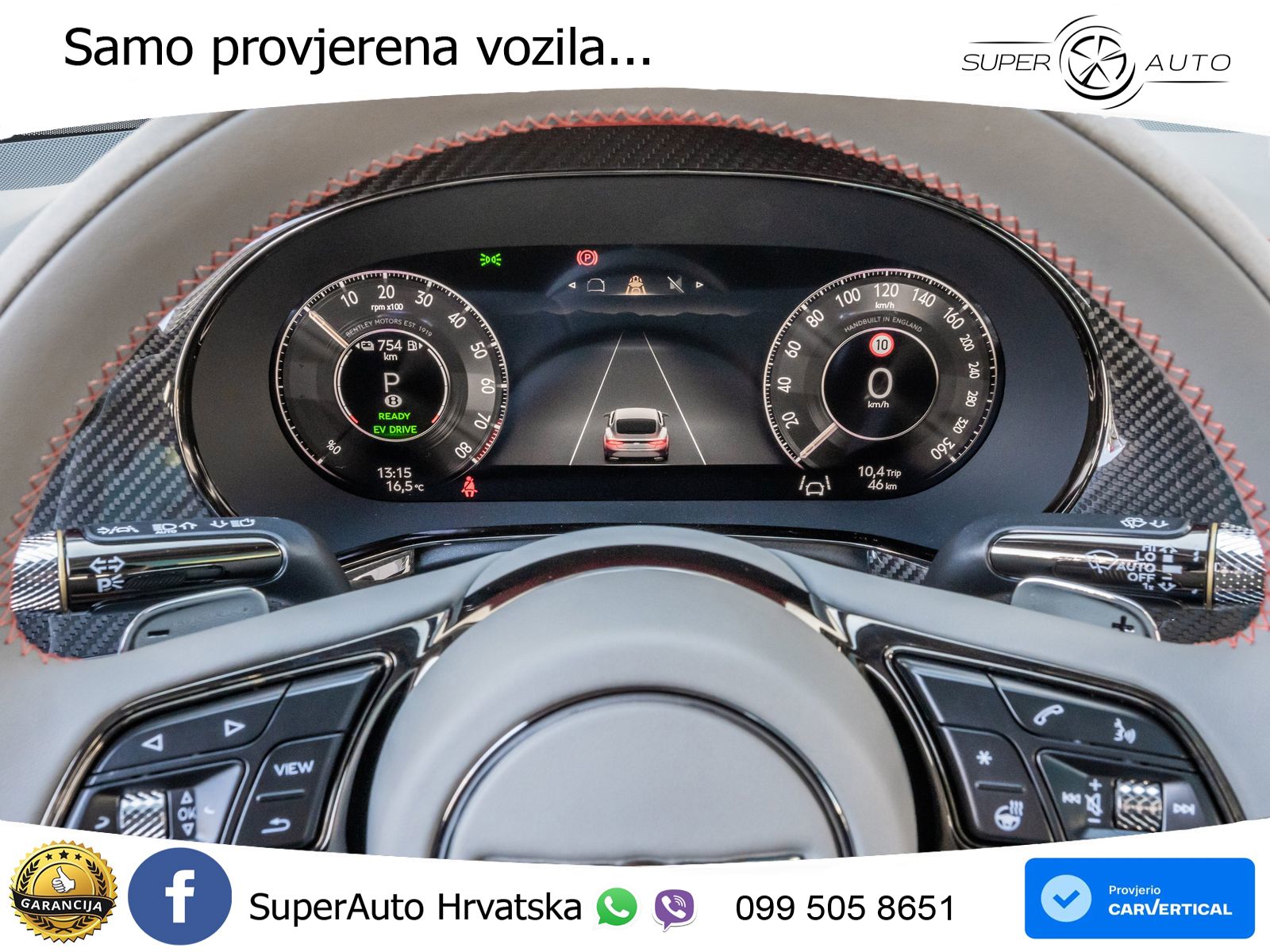 Bentley Continental GT IV 4.0 V8 TFSi (782 KS) AWD DCT ZRAČNI+ACC+GR SJED+KAM+PANO