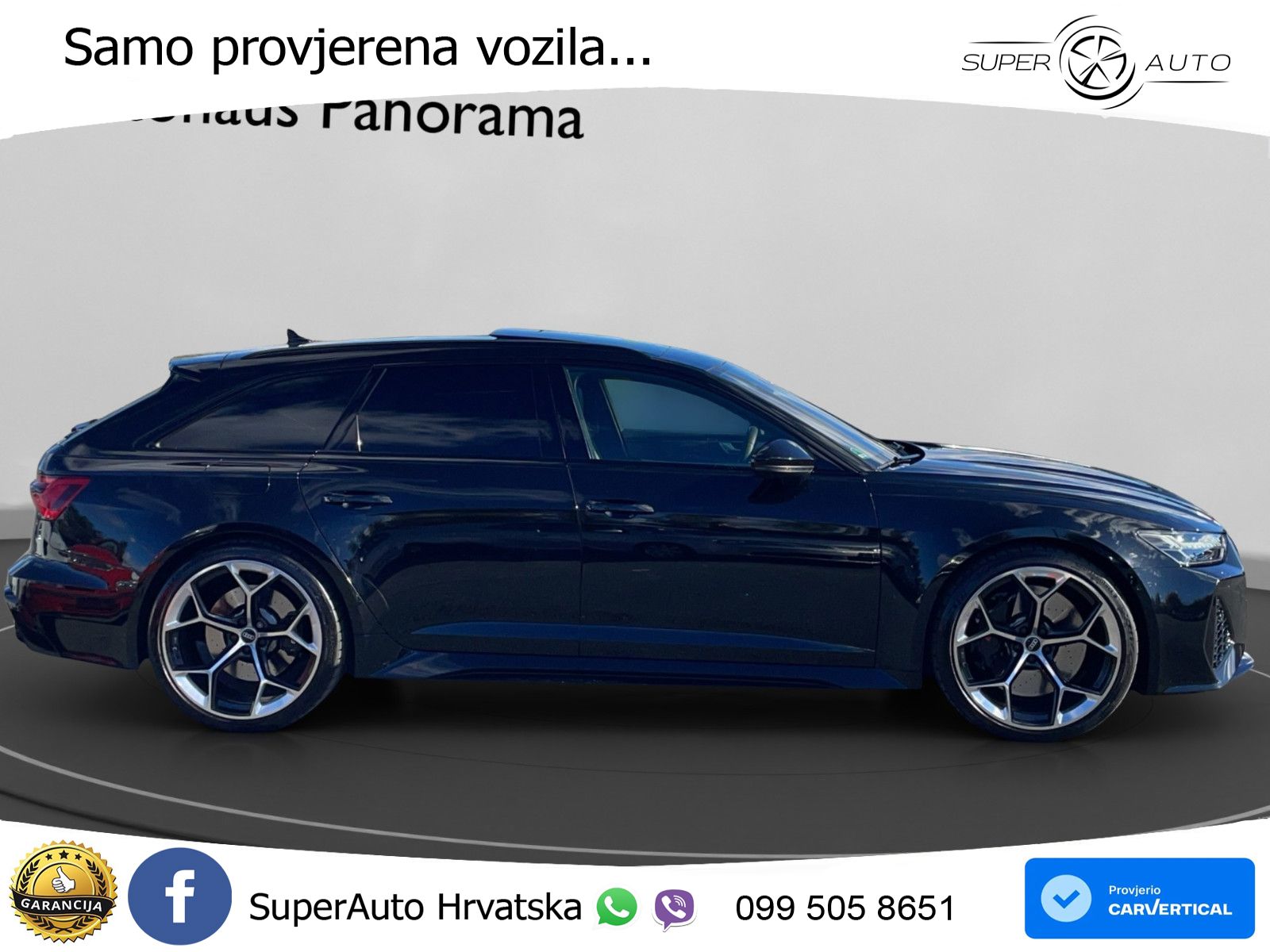 Audi RS6 Avant 4.0 TFSI V8 performance (630 KS)  quattro tiptronic LED+GR SJED+ACC