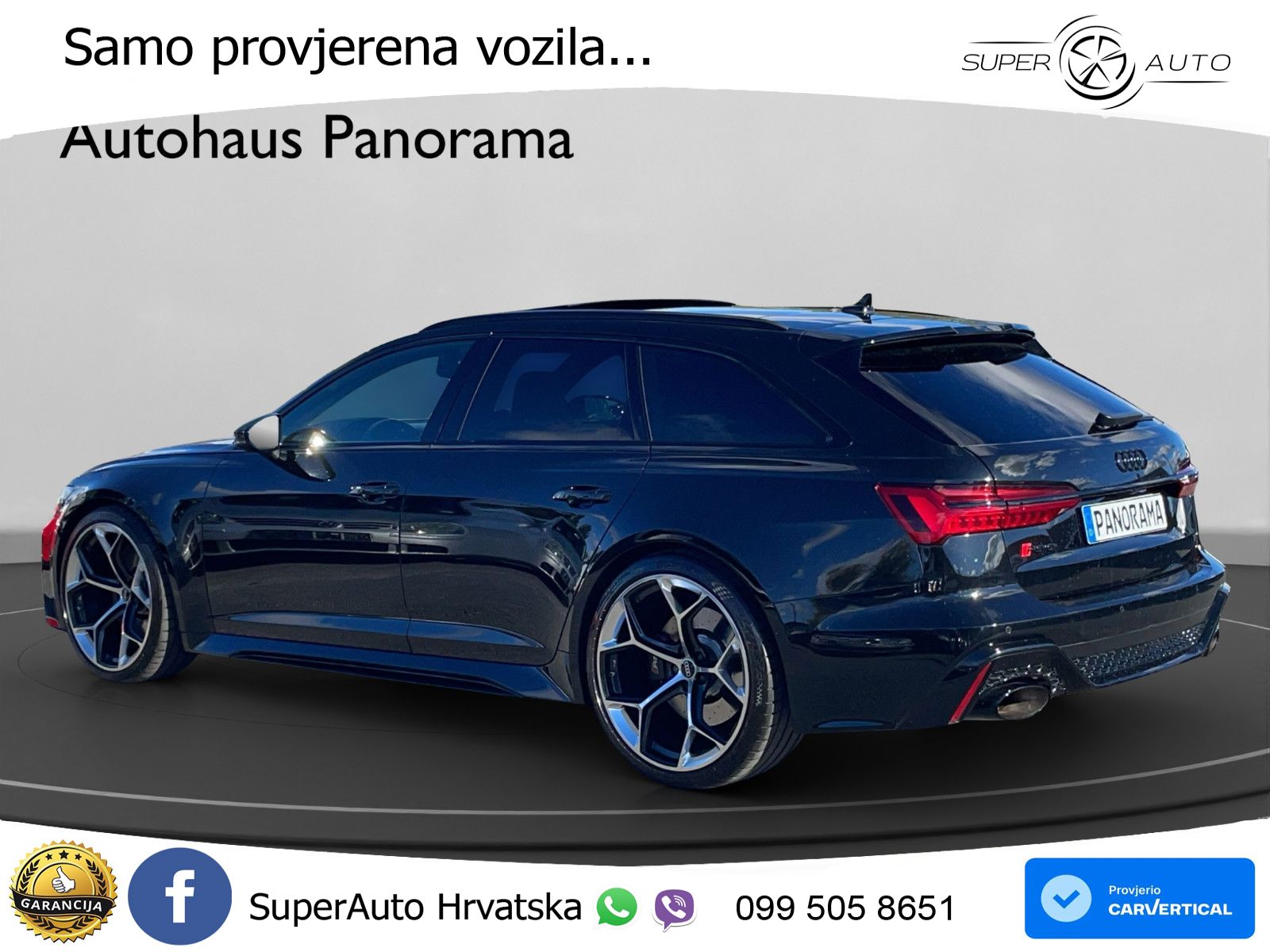 Audi RS6 Avant 4.0 TFSI V8 performance (630 KS)  quattro tiptronic LED+GR SJED+ACC