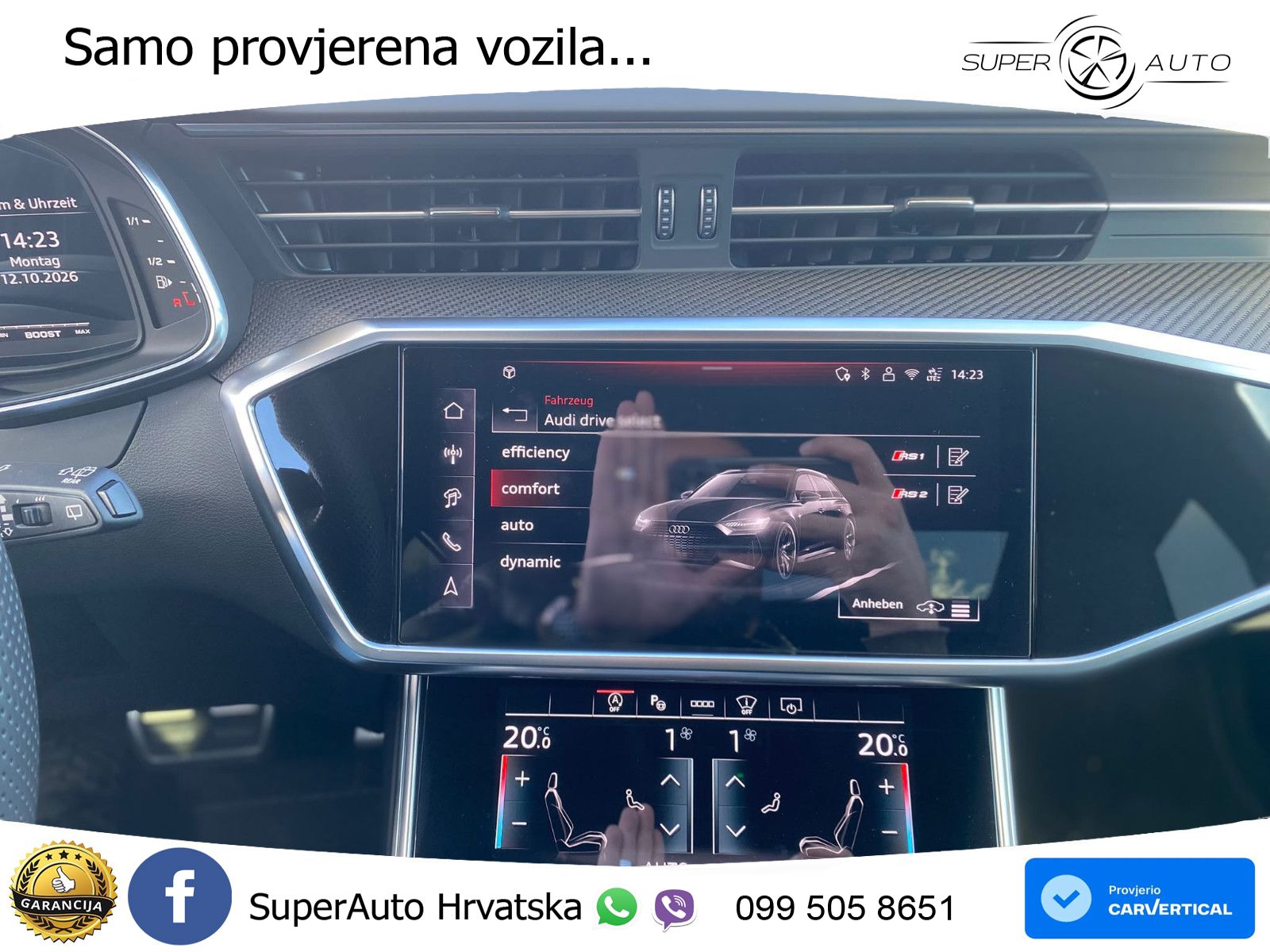 Audi RS6 Avant 4.0 TFSI V8 performance (630 KS)  quattro tiptronic LED+GR SJED+ACC