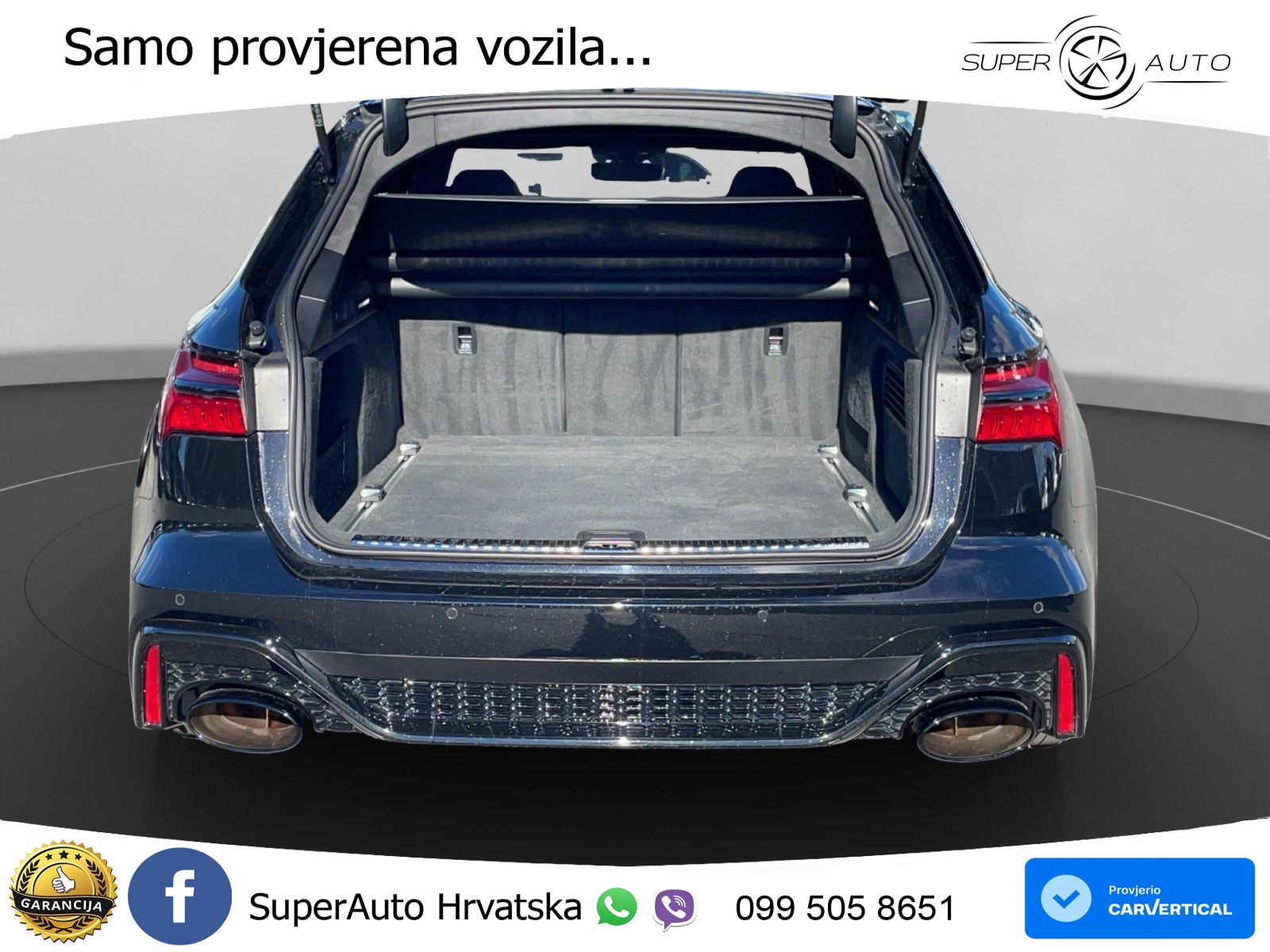 Audi RS6 Avant 4.0 TFSI V8 performance (630 KS)  quattro tiptronic LED+GR SJED+ACC